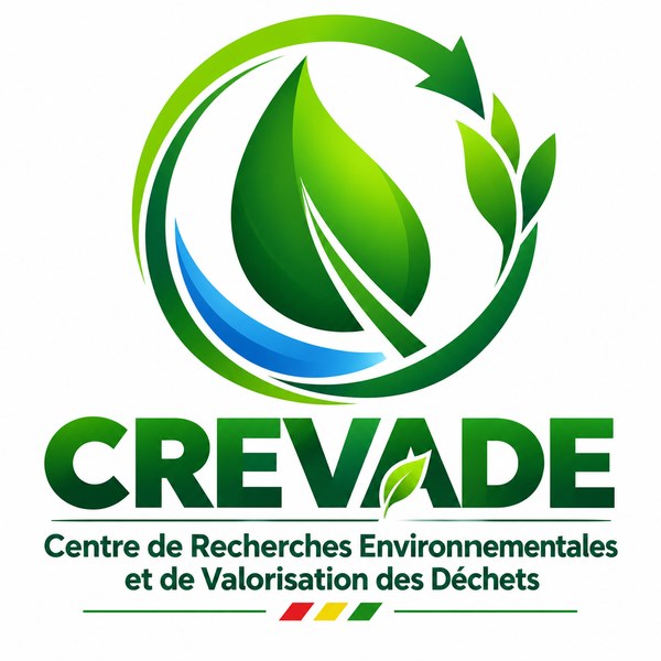 Logo du CREVADE : Centre de Recherches Environnementales et de Valorisation des Déchets